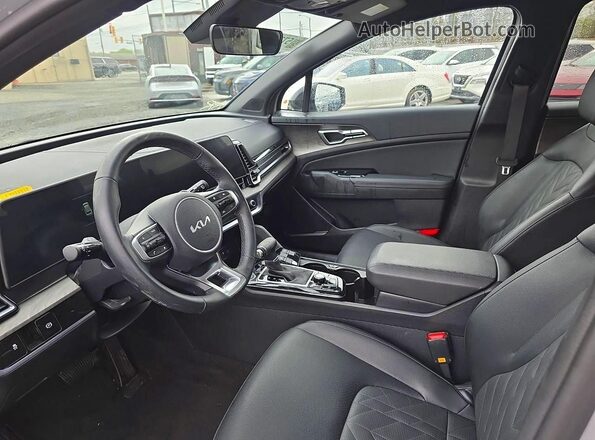 5XYK6CDF0SG273881 2025 KIA SPORTAGE Gray Vista interior delantera