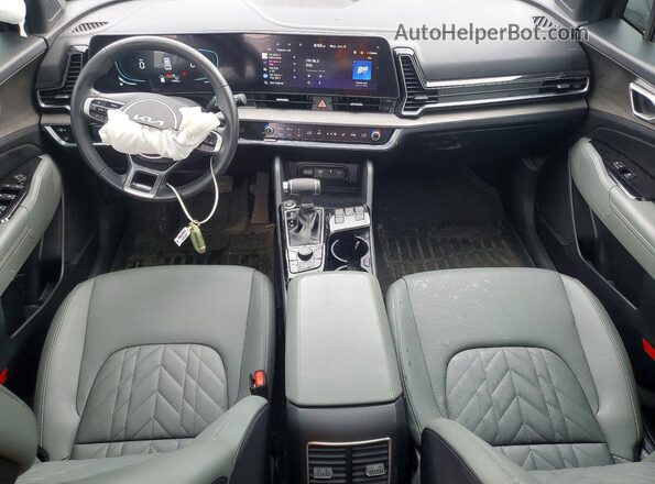 5XYK6CDF1SG285201 2025 KIA SPORTAGE Black Առջևի վահանակի տեսք