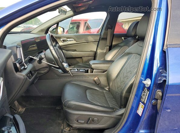 5XYK6CDF1SG289684 2025 KIA SPORTAGE Синий Вид салона спереди
