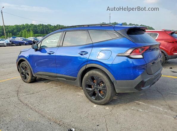 5XYK6CDF1SG289684 2025 KIA SPORTAGE Синий Задняя левая четверть