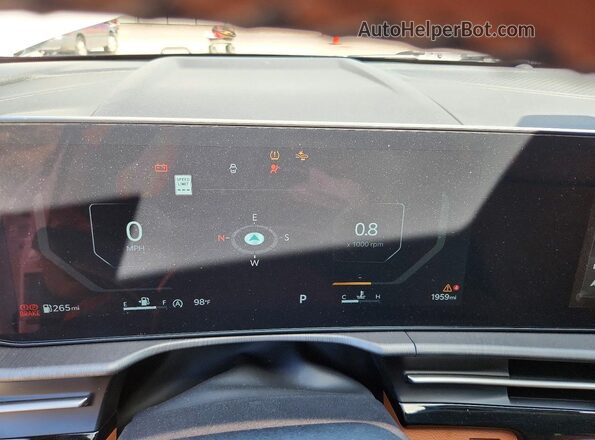 5XYK6CDF1TG386059 2026 KIA SPORTAGE White Սարքավորումների վահանակի տեսք