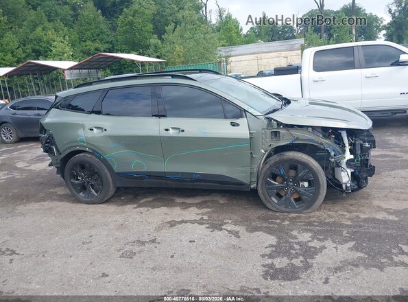 5XYK6CDF3SG255696 2025 KIA SPORTAGE Зеленый Вид спереди