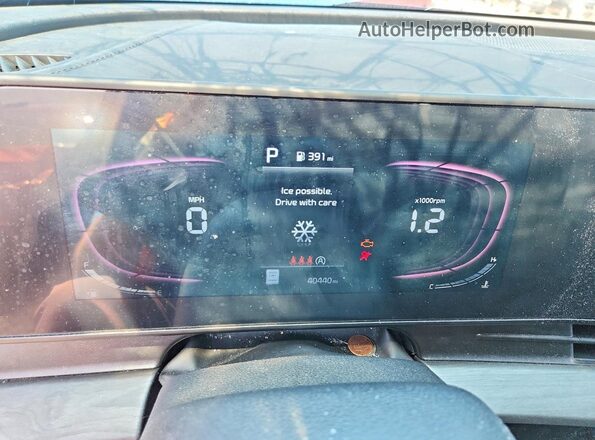 5XYK6CDF5SG234848 2025 KIA SPORTAGE Blue Սարքավորումների վահանակի տեսք