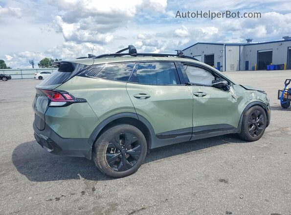 5XYK6CDF5SG310326 2025 KIA SPORTAGE Green უკანა მარჯვენა