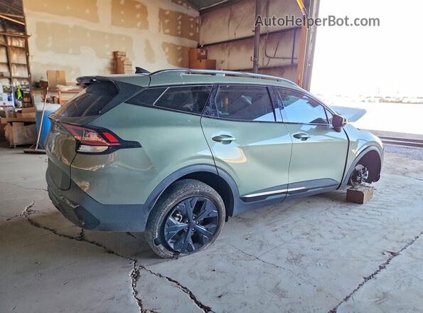 5XYK6CDF6SG311792 2025 KIA SPORTAGE Green Հետևի աջ