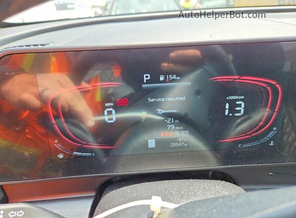 5XYK6CDFXRG224276 2024 KIA SPORTAGE Серый Вид щитка приборов