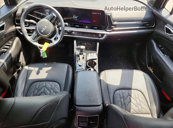 5XYK6CDFXRG224276 2024 KIA SPORTAGE Серый Вид панели приборов