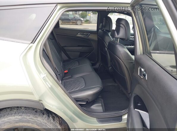 5XYK7CAF1PG035305 2023 KIA SPORTAGE Green VIN sticker view