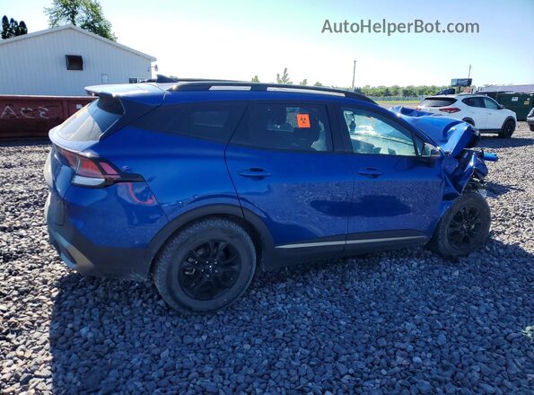5XYK7CAF5PG013663 2023 KIA SPORTAGE Blue უკანა მარჯვენა