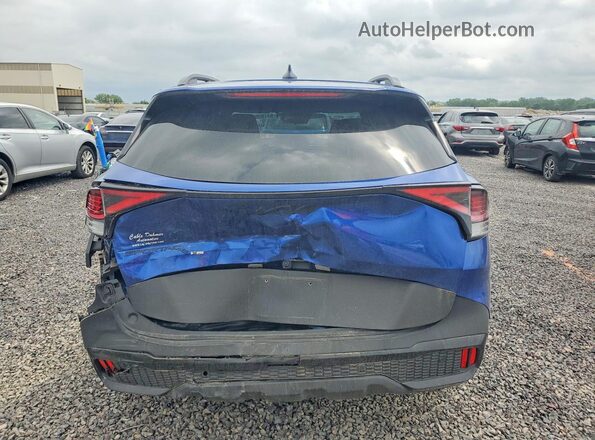 5XYK7CDF4SG324585 2025 KIA SPORTAGE Синий Вид сзади