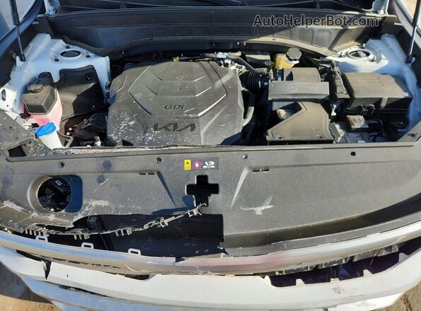 5XYP24GC7SG605890 2025 KIA TELLURIDE White Vista del compartimento del motor