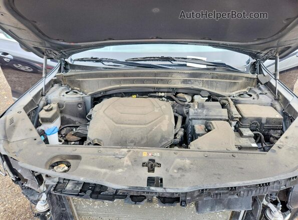 5XYP24GC8SG589943 2025 KIA TELLURIDE Gray Vista del compartimento del motor