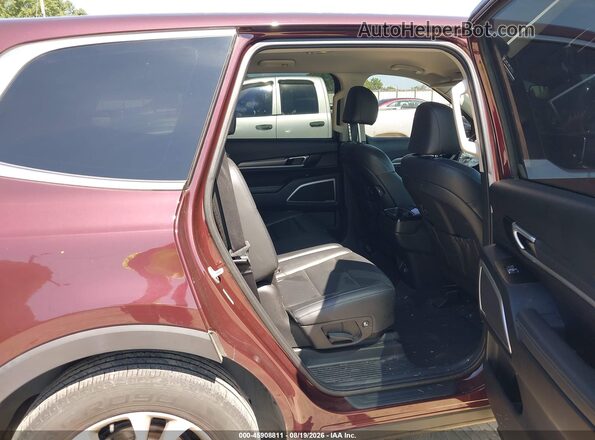 5XYP24HC0LG015076 2020 KIA TELLURIDE Бордовый Вид наклейки с VIN-кодом
