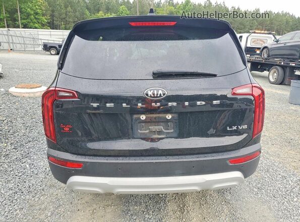 5XYP24HC0LG072717 2020 KIA TELLURIDE Черный Вид сзади