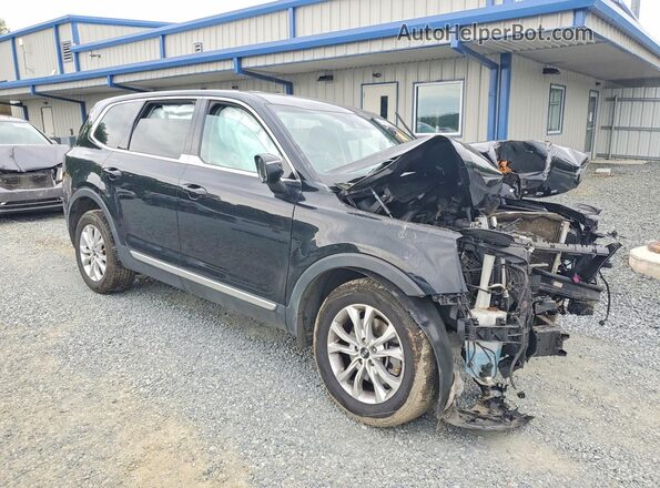 5XYP24HC0LG072717 2020 KIA TELLURIDE Черный Передняя правая четверть