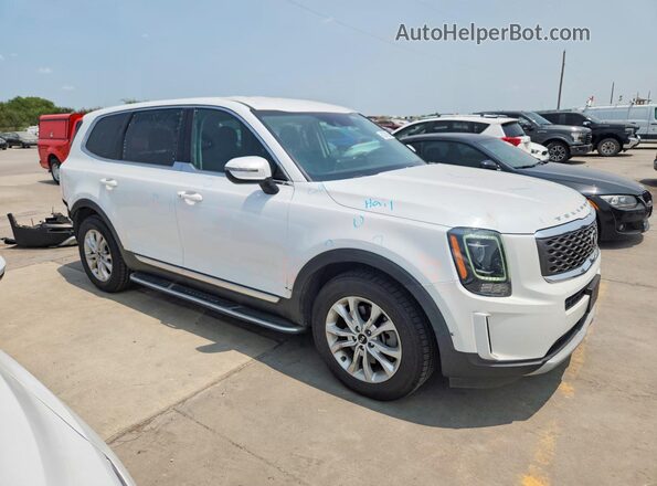 5XYP24HC4LG080528 2020 KIA TELLURIDE White Przód prawy
