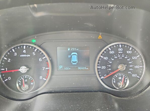 5XYP24HC4LG080528 2020 KIA TELLURIDE White Widok zestawu wskaźników
