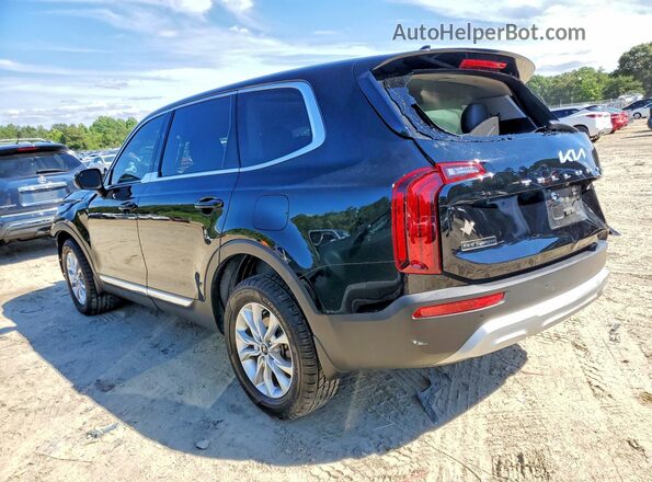 5XYP24HC4NG205661 2022 KIA TELLURIDE Black Trasero izquierdo