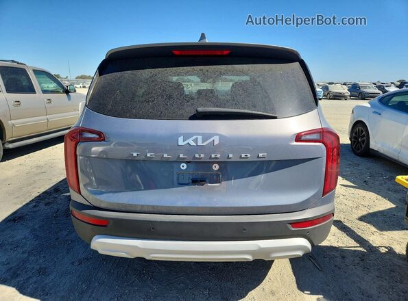 5XYP24HC4NG273782 2022 KIA TELLURIDE Blue უკანა ხედი