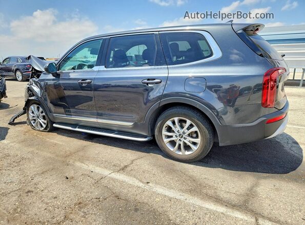 5XYP24HC6MG190949 2021 KIA TELLURIDE Серый Задняя левая четверть