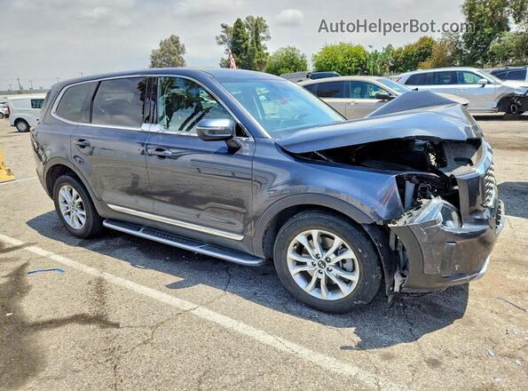 5XYP24HC6MG190949 2021 KIA TELLURIDE Серый Передняя правая четверть