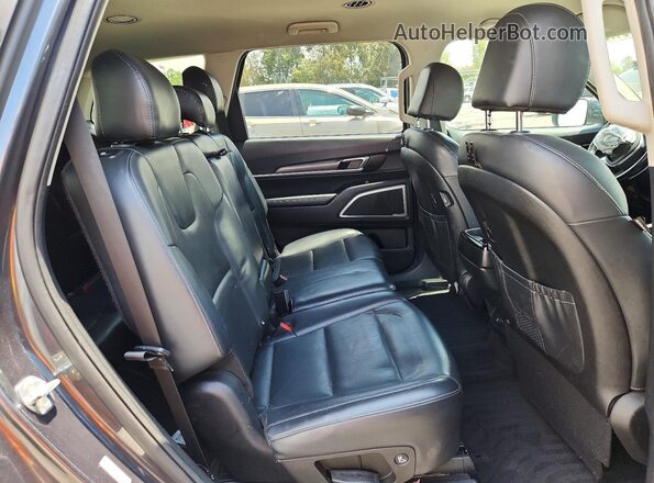 5XYP24HC6MG190949 2021 KIA TELLURIDE Серый Вид задней части салона