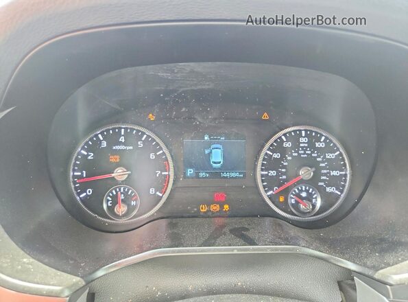 5XYP24HC7LG047054 2020 KIA TELLURIDE White ხელსაწყოთა პანელის ხედი