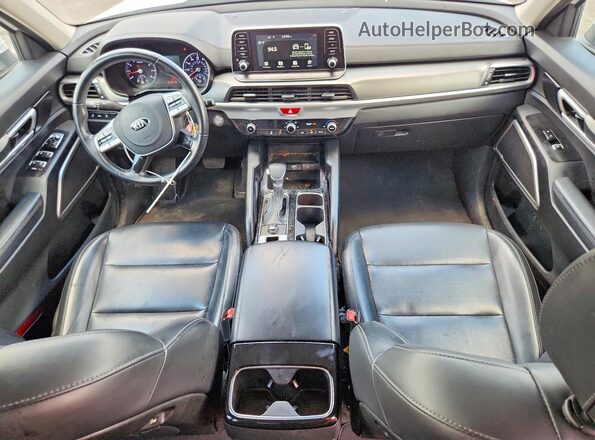 5XYP24HC7LG047054 2020 KIA TELLURIDE White წინა პანელის ხედი