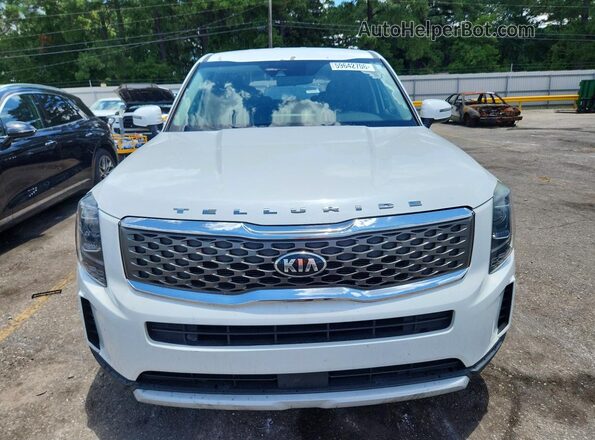 5XYP24HC7LG047054 2020 KIA TELLURIDE White წინა ხედი