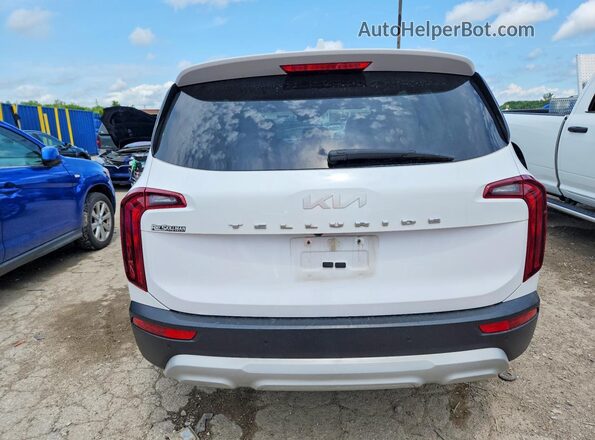 5XYP24HC9NG273714 2022 KIA TELLURIDE Белый Вид сзади