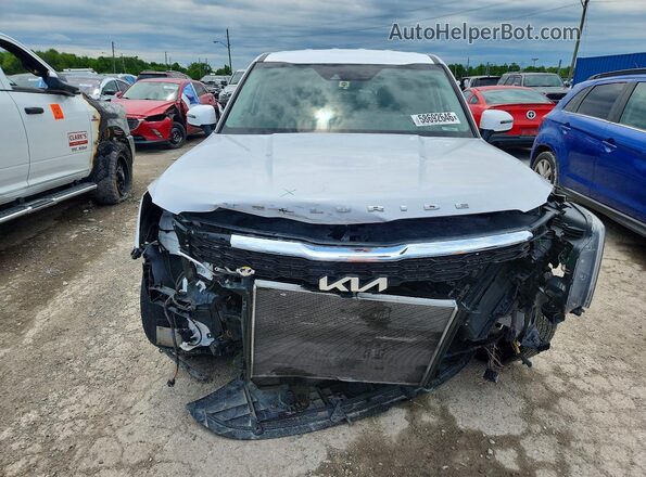 5XYP24HC9NG273714 2022 KIA TELLURIDE Белый Вид спереди