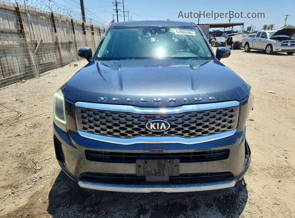 5XYP24HCXLG010354 2020 KIA TELLURIDE Gray Դիմացի տեսք
