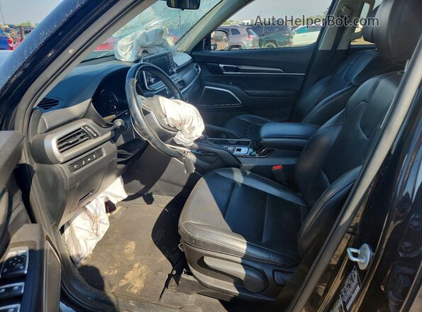 5XYP2DHC2LG038780 2020 KIA TELLURIDE Black Вид салону спереду