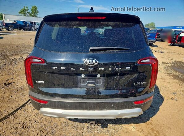 5XYP2DHC2LG038780 2020 KIA TELLURIDE Black Вид ззаду