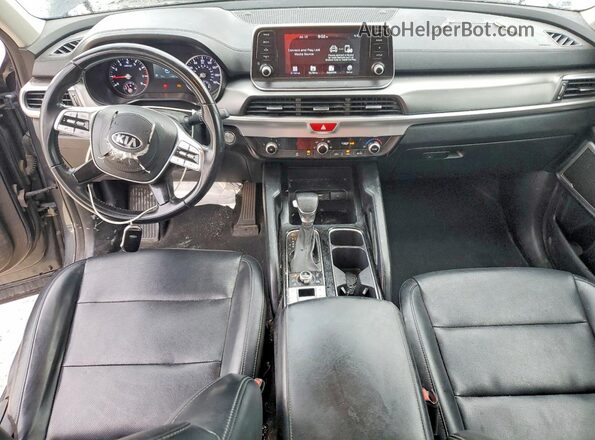 5XYP2DHC2LG043347 2020 KIA TELLURIDE Gray Առջևի վահանակի տեսք