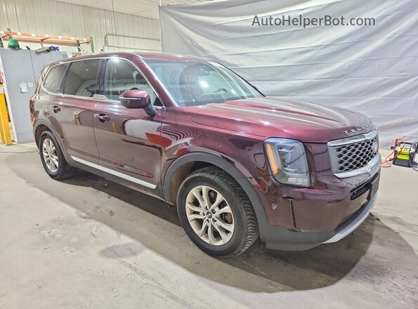 5XYP2DHC5MG111335 2021 KIA TELLURIDE Maroon Առջևի աջ