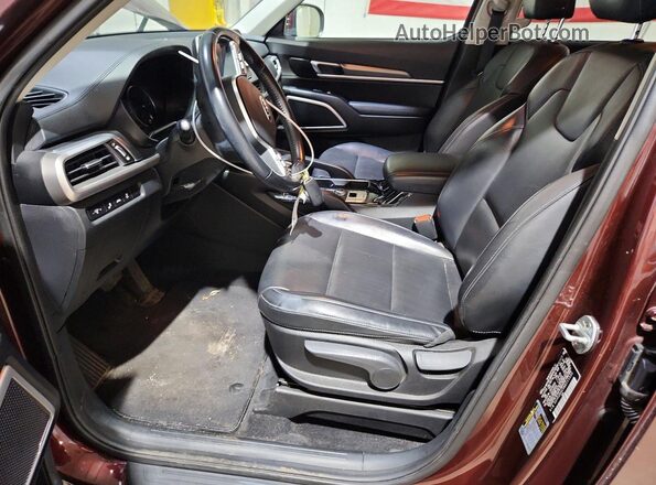5XYP2DHC5MG111335 2021 KIA TELLURIDE Maroon Սալոնի դիմացի տեսք