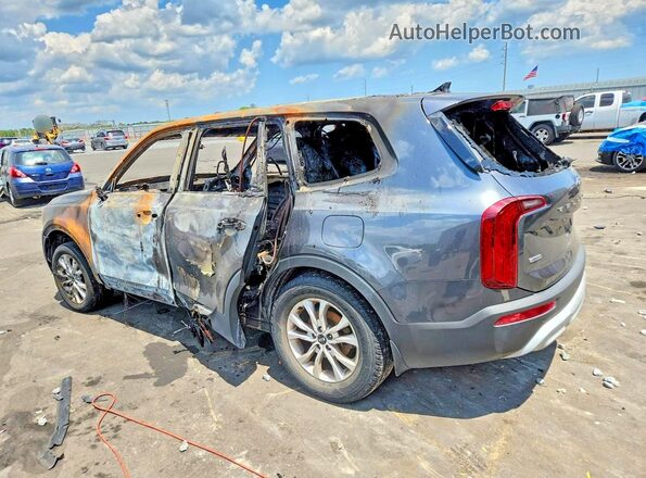5XYP2DHC6MG098434 2021 KIA TELLURIDE Gray უკანა მარცხენა