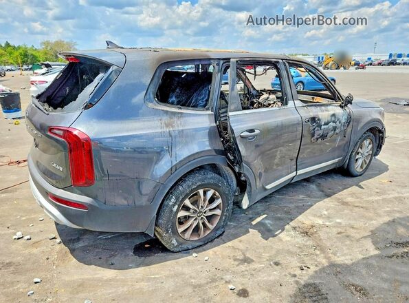 5XYP2DHC6MG098434 2021 KIA TELLURIDE Gray უკანა მარჯვენა