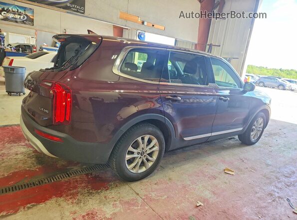 5XYP2DHC8LG048830 2020 KIA TELLURIDE Burgundy Հետևի աջ
