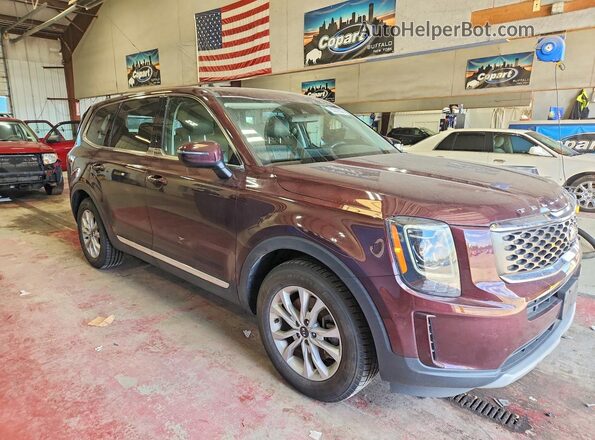 5XYP2DHC8LG048830 2020 KIA TELLURIDE Burgundy Առջևի աջ