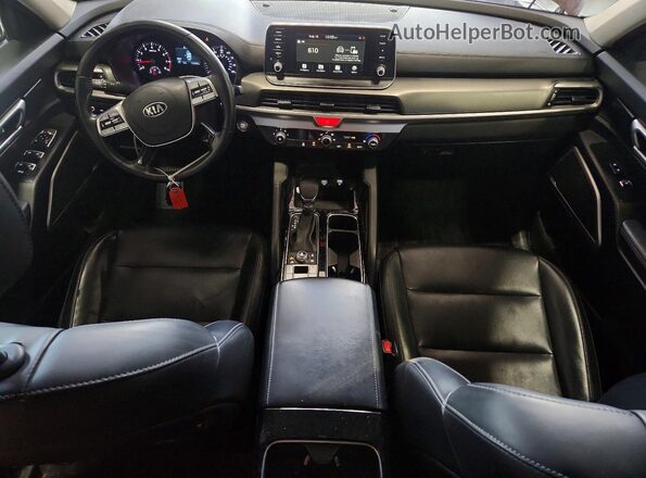 5XYP2DHC8LG048830 2020 KIA TELLURIDE Burgundy Առջևի վահանակի տեսք