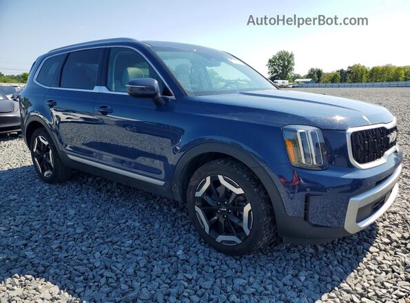 5XYP34GC0PG351797 2023 KIA TELLURIDE Blue Delantero derecho