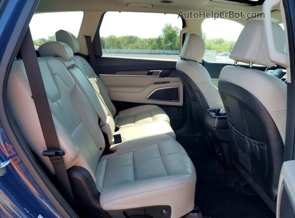 5XYP34GC0PG351797 2023 KIA TELLURIDE Blue Vista interior trasera