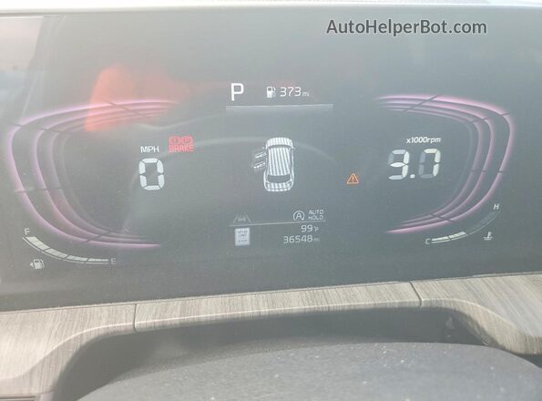5XYP34GC1RG552076 2024 KIA TELLURIDE Угольный Вид щитка приборов