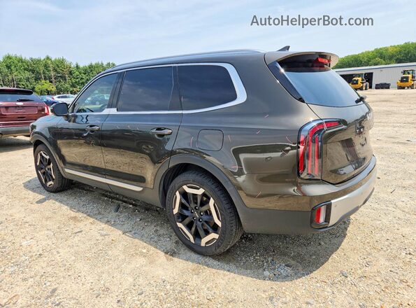 5XYP34GC2PG354958 2023 KIA TELLURIDE Brown Rear left