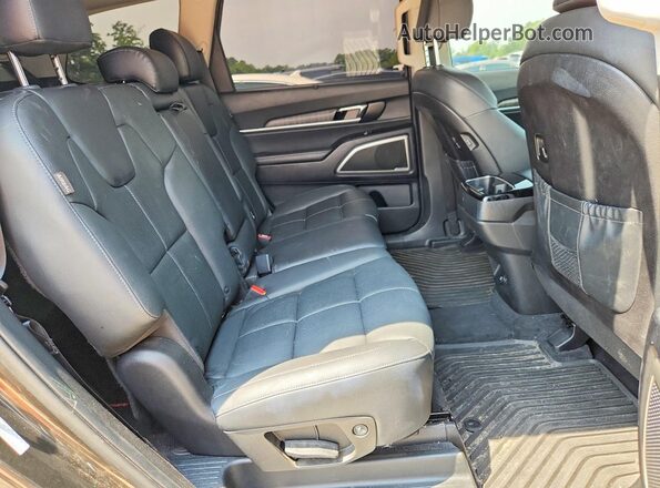 5XYP34GC2PG354958 2023 KIA TELLURIDE Brown Rear interior view