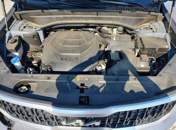 5XYP34GC2SG630404 2025 KIA TELLURIDE Silver ძრავის განყოფილების ხედი