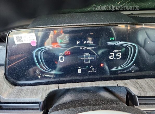 5XYP34GC2SG630404 2025 KIA TELLURIDE Silver ხელსაწყოთა პანელის ხედი