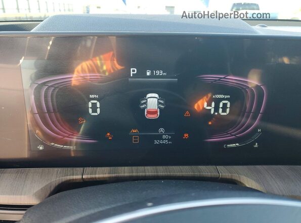 5XYP34GC4RG534381 2024 KIA TELLURIDE Белый Вид щитка приборов
